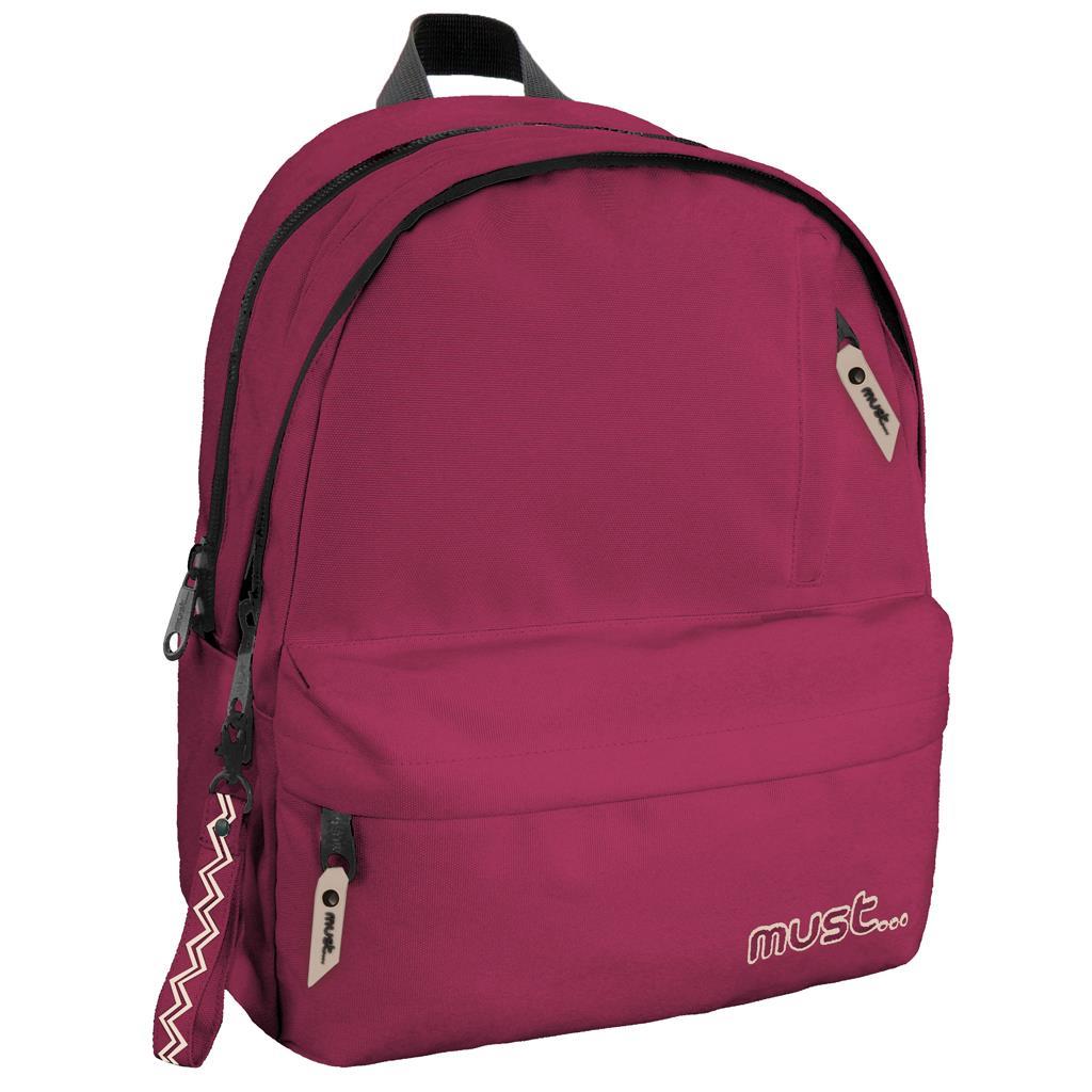 Monochrome Plus Colored Inside Bordeaux Sac a Dos Monochrome Bordeaux MUST – Image 1