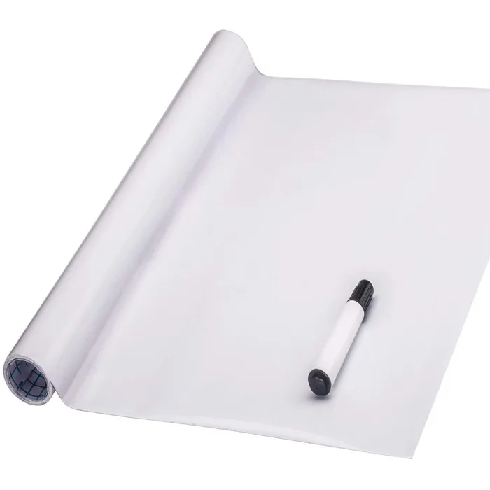 TABLEAU Rouleau Tableau Adhésif Blanc Effaçable 2M*1 APLI – Image 1