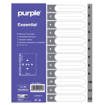 Jeu D’intercalaires Numérique 31 Plastique OFFICE PLAST PURPLE
