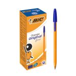 Boite de 20 Stylo Pointe Fine Original Orange BIC