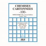Paquet De 100 Chemises Cartonnées Multicolores SELECTA