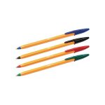 Boite de 20 Stylo Pointe Fine Original Orange BIC – Image 2