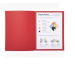 Paquet 100 chemises Cartonnée Rouge EXACOMPTA – Image 3