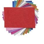 Papier Glitter Mousse A2 Adhesive Par Feuille