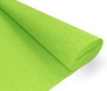 Papier Crépon De Couleur Unie - Vert Clair