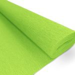 Papier Crépon De Couleur Unie - Vert Clair