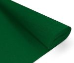 Papier Crépon De Couleur Unie -Vert foncé