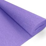 Papier Crépon De Couleur Unie -Violet