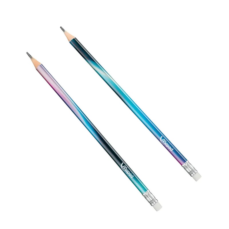 02734_3 Crayon Noir Hb Avec Gomme Nightfall MAPED 851813 – Image 1