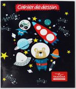 Cahier de dessin 17x22 16P 90G Yamama – Image 4
