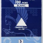Fiche Bristol Véritable Blanc 100 Feuille A5 SELECTA