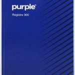 Cahier Registre A4 300P 5/5 PURPLE