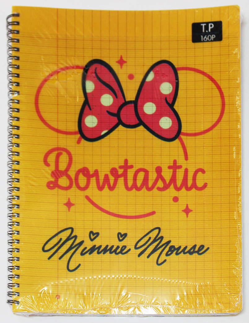 448 Cahier TP Wireo Disney A4 160P 80g Couverture Plastique Yamama – Image 1