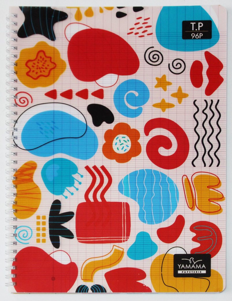 452 Cahier TP Wireo A4 96P 70g Yamama – Image 1