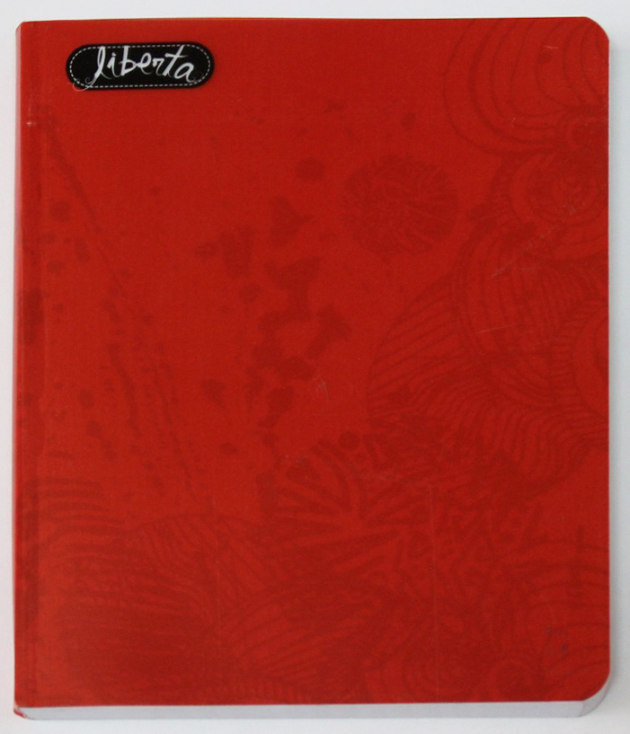 60 Cahier Brochure 17*22 Couverture PolyPro Rouge 288P - 90G - Seyes Liberta – Image 1