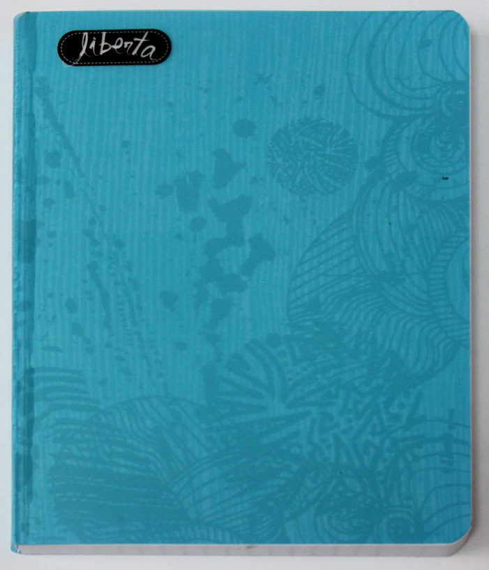 61 Cahier Brochure 17*22 Couverture PolyPro Bleu Ciel 288P - 90G - Seyes Liberta – Image 1