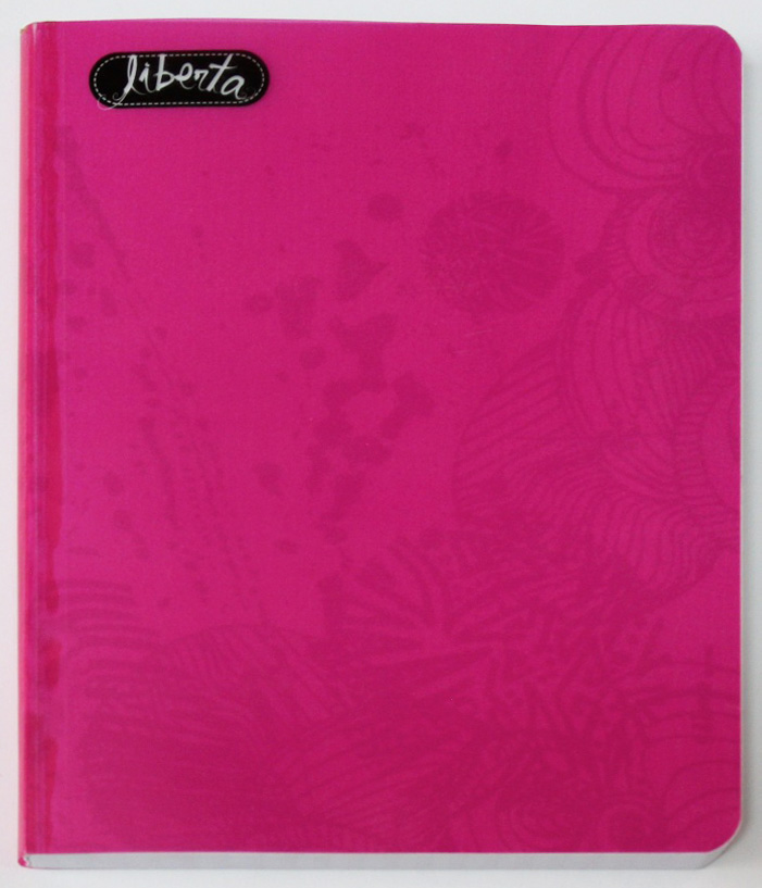 62 Cahier Brochure 17*22 Couverture PolyPro Rose 288P - 90G - Seyes Liberta – Image 1