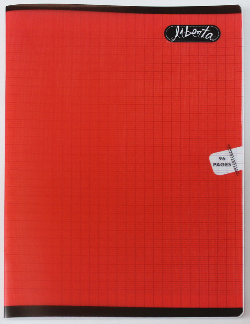 79 Cahier Piqure 21x29,7 Rouge 96P -90G- Seyes Liberta – Image 1
