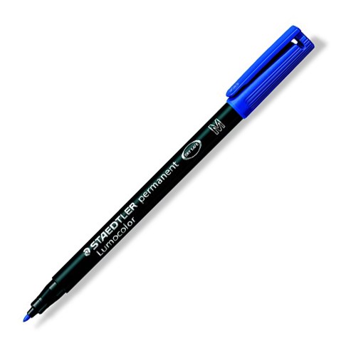 BLEU-M Marqueur Permanent Lumocolor 317 M STAEDTLER – Image 1