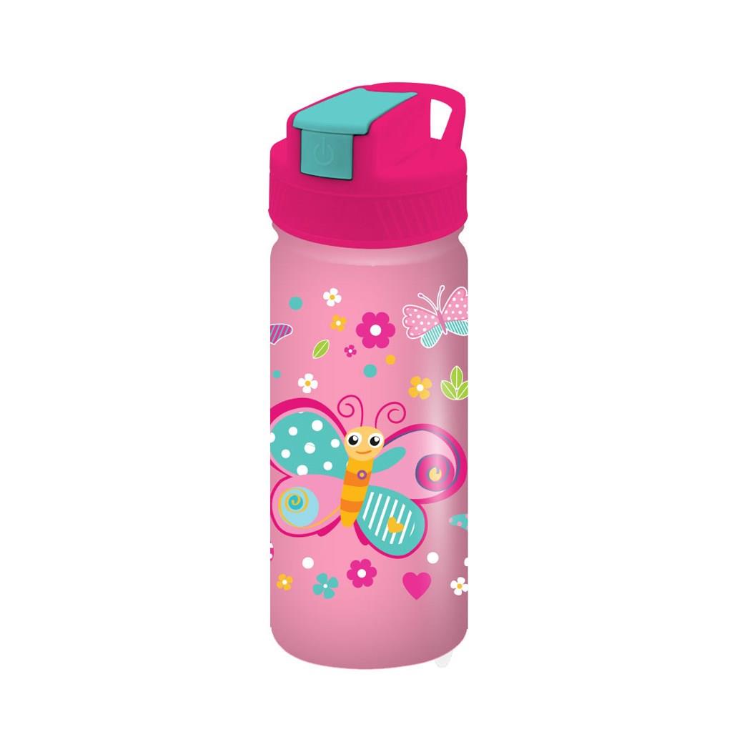BUTTERFLY Bouteille d'eau Must en acier inoxydable 450 ml Motif Butterfly pour enfants 7,5x17 – Image 1