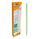 12x Crayon à papier sans bois  Evolution Pastel HB BIC