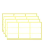 Paquet Etiquettes De Fautes blanches 20 X 40