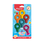 Paquet de 6 crayons Baby Color Peps Maped