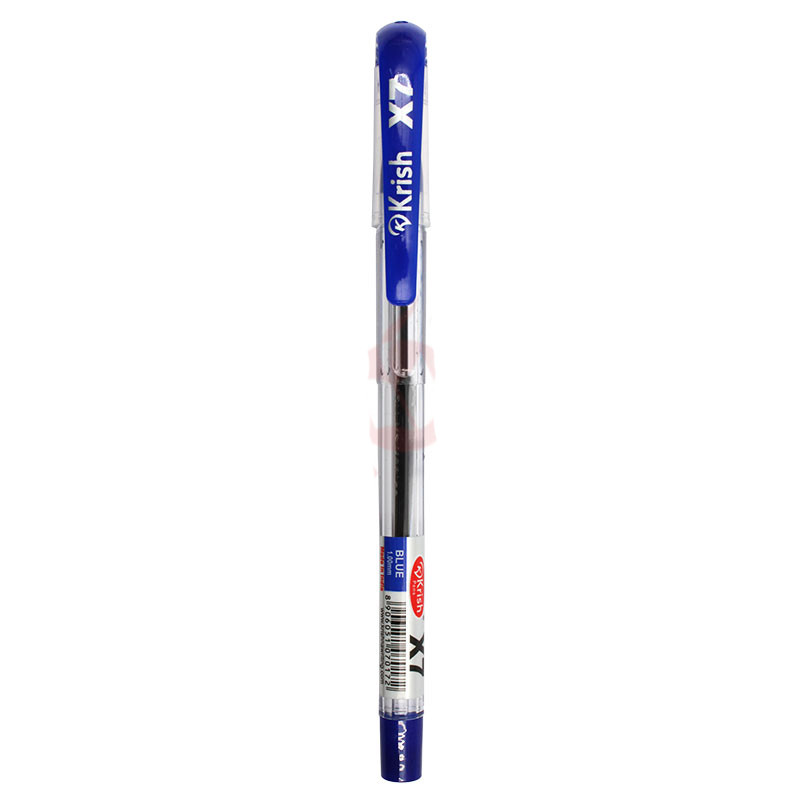 boite-de-12-stylos-a-bille-krish-x7-bleu Stylo A Bille Krish X7 – Image 1