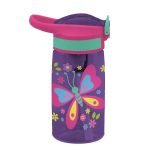 Bouteille d'eau PETG 500ml pour enfants 7x17,5 en motif Butterfly Must