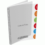 Cahier de Texte 17X22 cm 124 Pages 90Gr Seyès CONQUERANT – Image 2