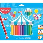 Pochette Crayons couleur 24 Maxi Color'Peps MAPED
