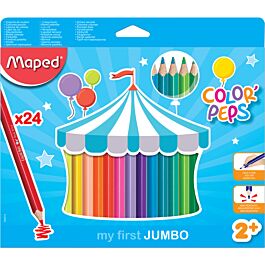 Pochette Crayons couleur 24 Maxi Color'Peps MAPED