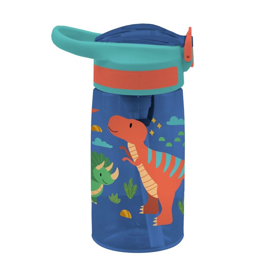 dino1 Bouteille d’eau PETG 500ml pour enfants 7×17,5 en motif Dino Must – Image 1
