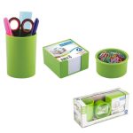 Ensemble de bureau en Plastique 3 pièces Vert