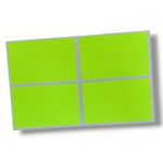 Etiquette De Fautes Fluo 50 X 80