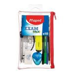 Trousse transparent Set D'examen 10 Pcs Maped