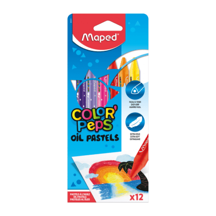 Pochette Pastels a l'huile de 12 Oil Pastel MAPED