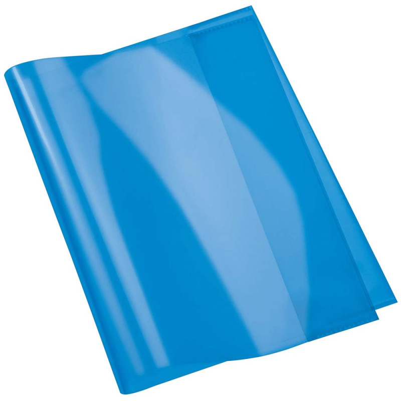 protège-cahier-en-pvc-cristal-a4-bleu-purple Protège-Cahier En PVC Cristal A4, Bleu - Purple – Image 1
