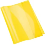 Protège-Cahier En PVC Cristal A4, Jaune - Purple