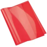 Protège-Cahier En PVC Cristal A4, Rouge- Purple