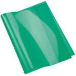 Protège-Cahier En PVC Cristal A4,Vert- Purple
