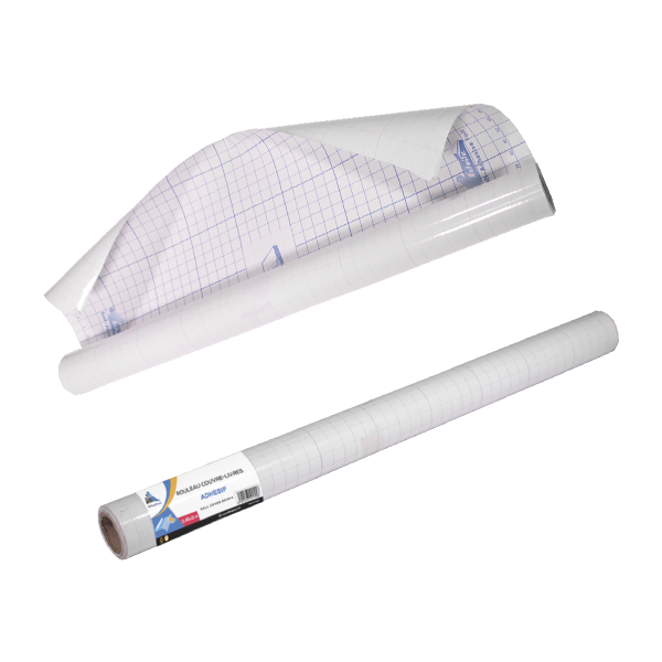 rouleau Rouleau Couvre-Livres Cristal Adhésif 0,45x2M – Image 1