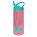Bouteille d’eau rose transparent 500ml Must