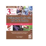 COLLECTION PILOTE Sciences de la vie et de la terre troisième année Mathématiques