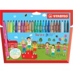 Pochette de 24 feutre Trio A-Z STABILO