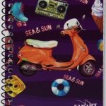 Carnet Spiral 100P Couverture Cartonnée 70g PM