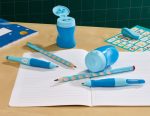 Taille crayon ergonomique 3 trous avec réservoir pour droitiers STABILO EASY – Image 3