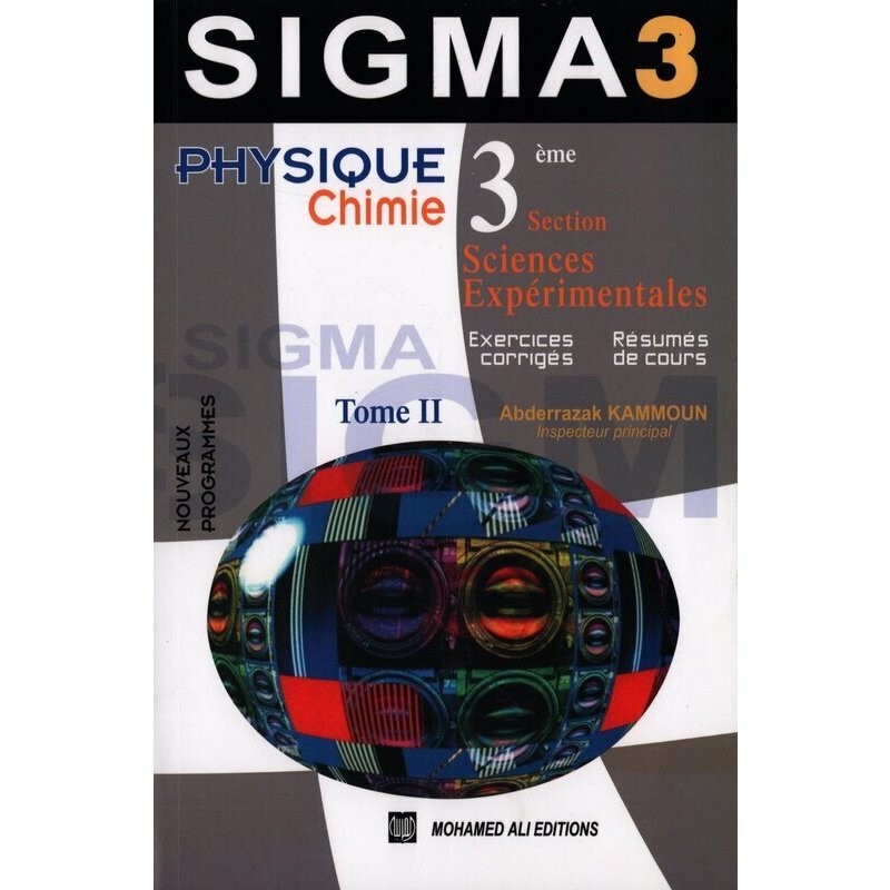 9789973335555 Sigma Physique-Chimie troisième science tome 2 – Image 1