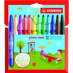 Pochette de 12 feutre Power max STABILO