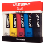 Coffret de peinture acrylique 120 ml 5 pièces Amsterdam